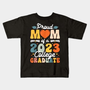 Proud Mom of a 2023 College Graduate Party 23 Mommy Kids T-Shirt